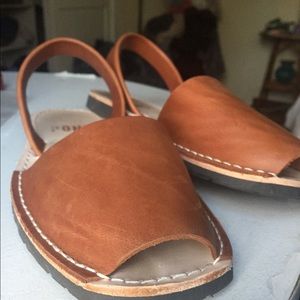 Pons Avarcas Sz 9 / 39 Brown Leather